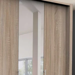 Schmaler Schlafzimmer-Schrank mit Spiegel - Zayun