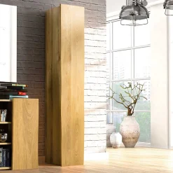 Schmaler Schuhschrank aus Massivholz - Avidora I