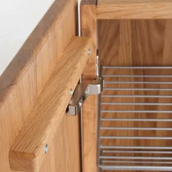 Schmaler Schuhschrank aus Massivholz - Avidora I