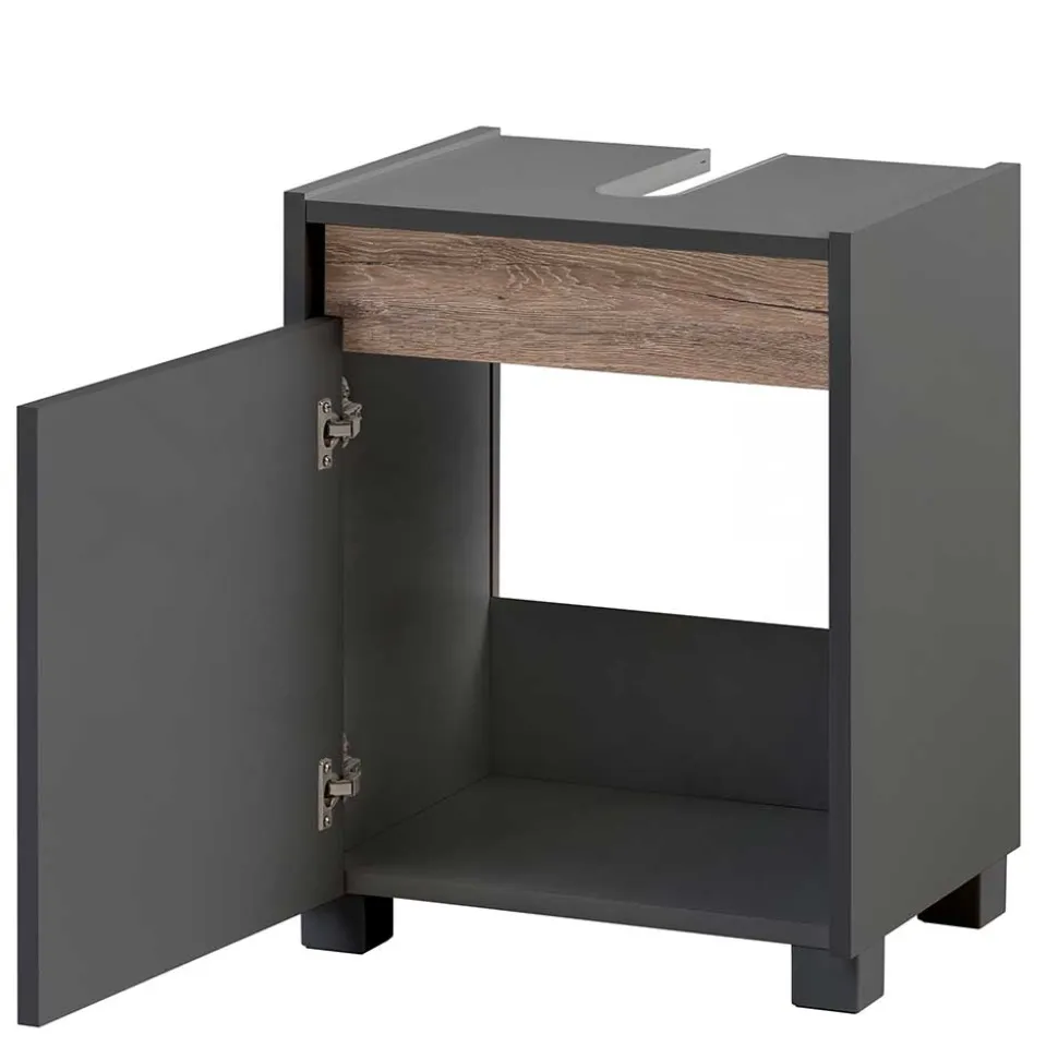 Schmaler Waschbeckenunterschrank 42 cm breit - Marcius I