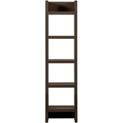 Schmales Regal in Dunkelbraun - Belpasso