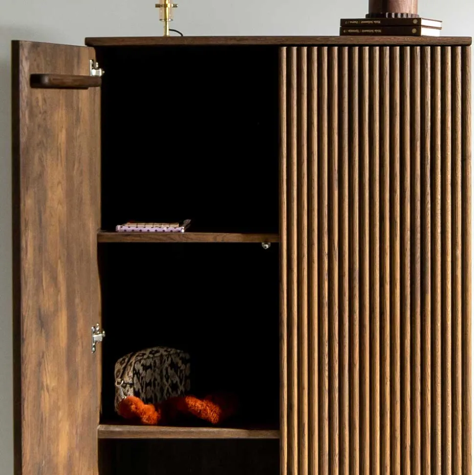 Schrank aus Eiche geschliffen in Wenge - Gimy