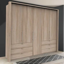 Schrank fürs Schlafzimmer in Holz Nachbildung - Zayun