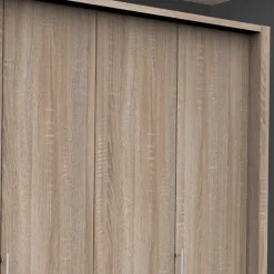 Schrank fürs Schlafzimmer in Holz Nachbildung - Zayun