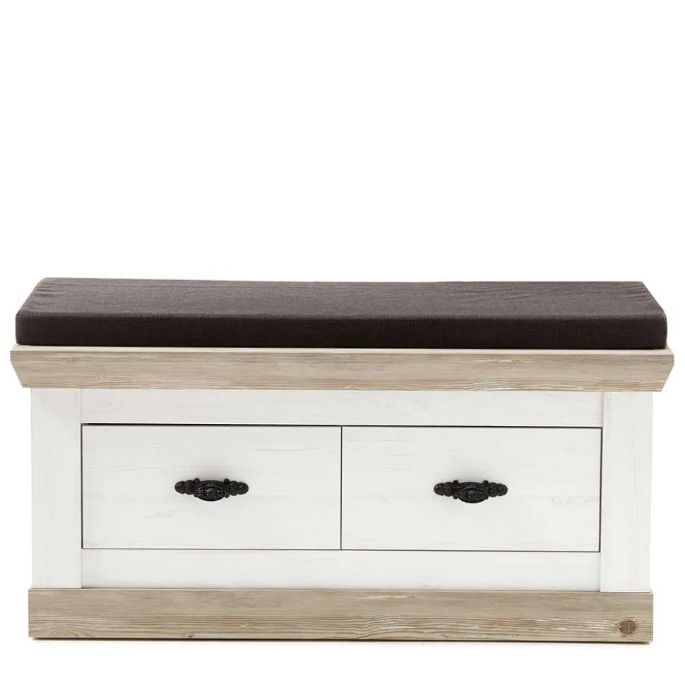 Schrank mit Spiegeltür & Garderobe - Nedita (dreiteilig)