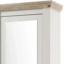 Schrank mit Spiegeltür & Garderobe - Nedita (dreiteilig)