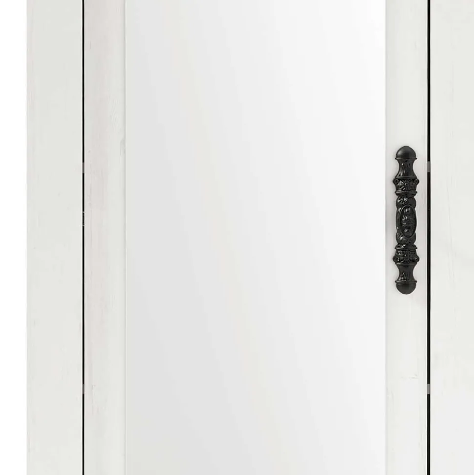 Schrank mit Spiegeltür & Garderobe - Nedita (dreiteilig)