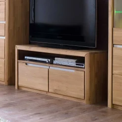 Schrankwand Croconia aus Wildeiche massiv (dreiteilig)