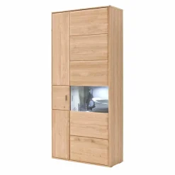 Schrankwand Vernella in Eiche Bianco (vierteilig)