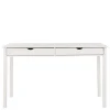 Schreibtisch aus Holz in Weiß lackiert - Jaisa