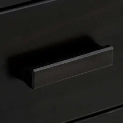 Schreibtisch aus Kiefer Dunkelbraun - Idamoro