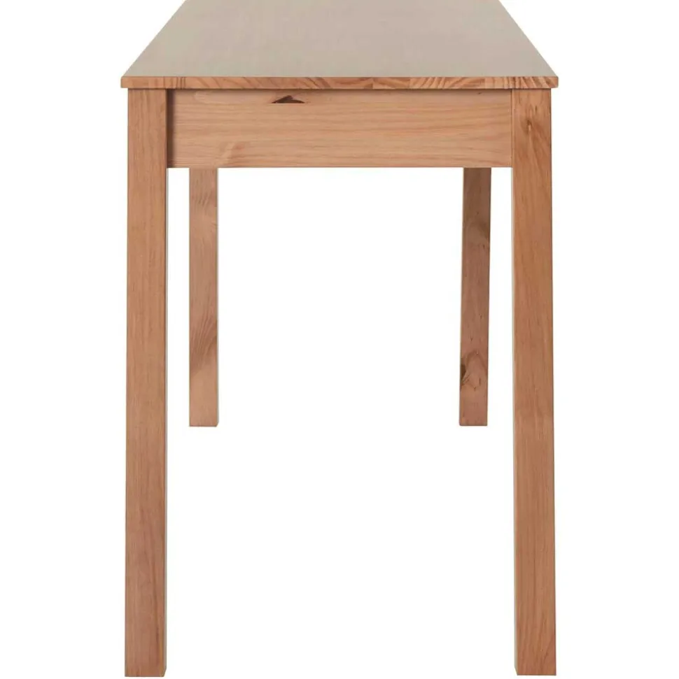 Schreibtisch aus Kiefer Massivholz gebeizt & geölt - Saracan