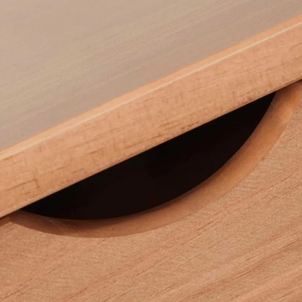 Schreibtisch aus Kiefer Massivholz gebeizt & geölt - Saracan