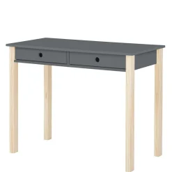 Schreibtisch in Grau mit Kiefer - Bradley