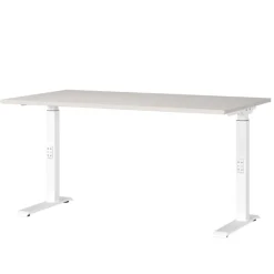 Schreibtisch in Lichtgrau und Weiß - Vin