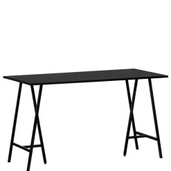 Schreibtisch in Schwarz aus Kiefernholz - Fortore