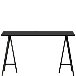 Schreibtisch in Schwarz aus Kiefernholz - Fortore