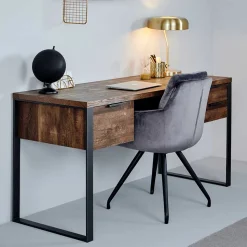 Schreibtisch in Vintage Eiche Dekor - Srecla