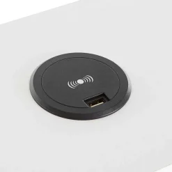 Schreibtisch mit Aufsatz in Weiß - Finlays