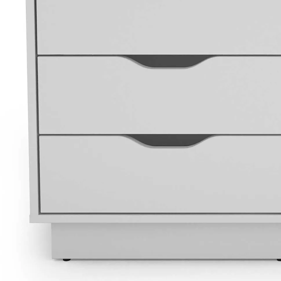 Schreibtisch mit drei Schubladen und Aufsatz - Dotagon