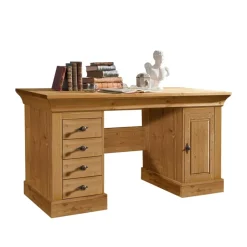 Schreibtisch Piatra aus Kiefer teilmassiv gelaugt und geölt