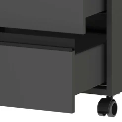 Schreibtisch Rollcontainer in Dunkelgrau - Espnoz