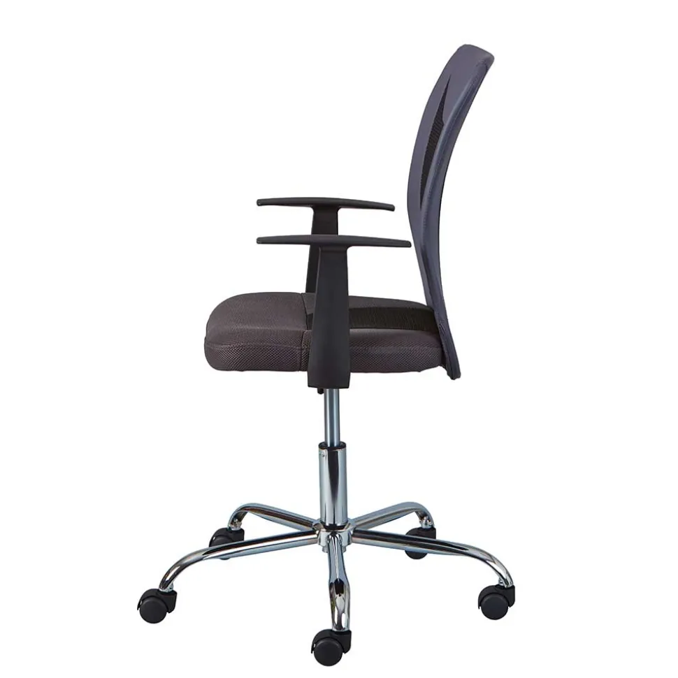 Schreibtischstuhl aus Kunstleder & Mesh - Neluna