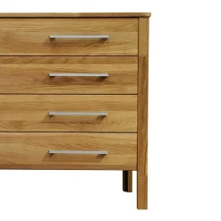 Schubkastenkommode Azalao aus Wildeiche Massivholz