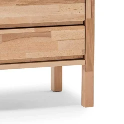 Schubladen Nachtschrank Emena aus Massivholz Kernbuche