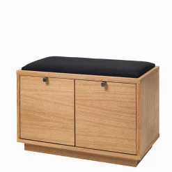 Schubladen Sitzbank Helvana mitr Eiche furniert