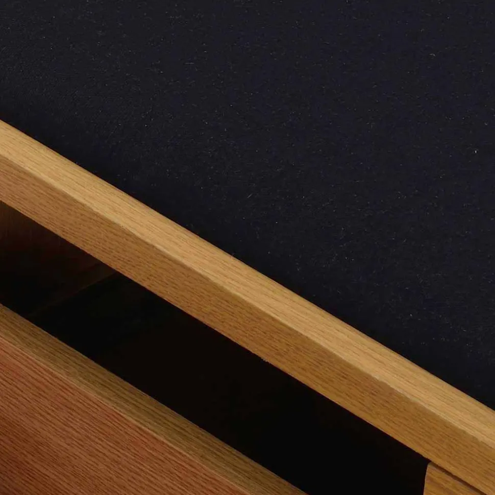 Schubladen Sitzbank Helvana mitr Eiche furniert