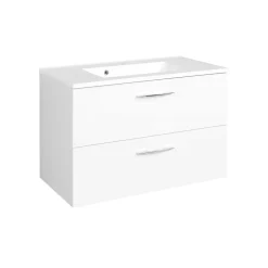 Schubladen Waschtisch in Weiß - Lartemo