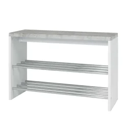 Schuhbank in Beton Dekor & Weiß - Elbe