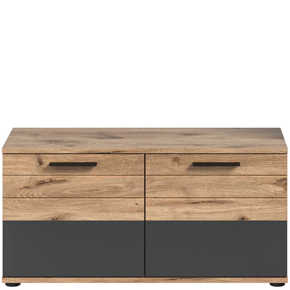 Schuhbank in Wildeiche & Grau 90 cm - Catamaron