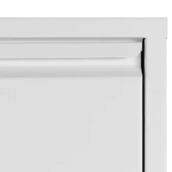 Schuhklapper in Weiß aus Metall - Actalando