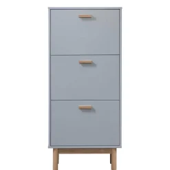 Schuhkommode in Grau und Eiche Optik - Caldaro