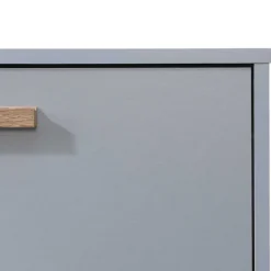 Schuhkommode in Grau und Eiche Optik - Caldaro