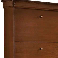 Schuhkommode in Nussbaum - 78x157x21 cm - Lemerzi