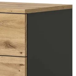 Schuhkommode in Wildeiche mit Grau - Norja