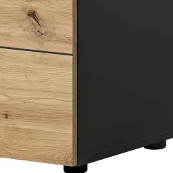 Schuhkommode in Wildeiche mit Grau - Norja