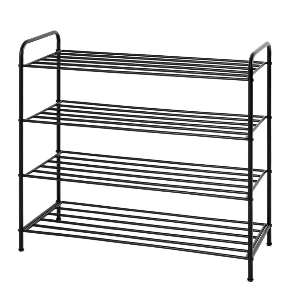 Schuhregal mit vier Böden aus Stahl - Yadina
