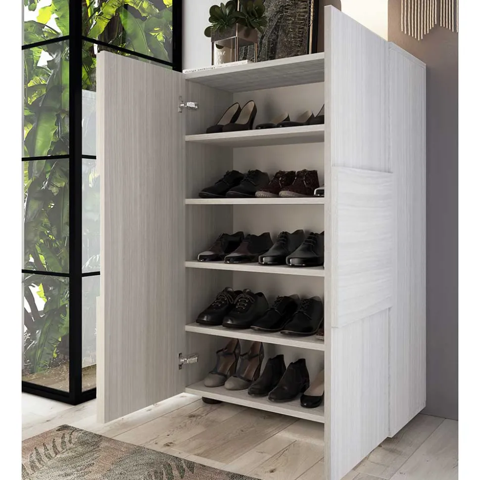 Schuhschrank in Eukalyptus Holzoptik - Hollie