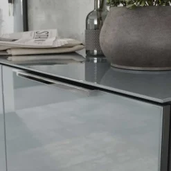 Schuhschrank in Grau glasbeschichtet - Ilfred