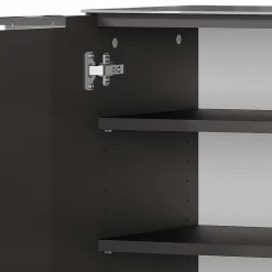 Schuhschrank in Grau glasbeschichtet - Ilfred