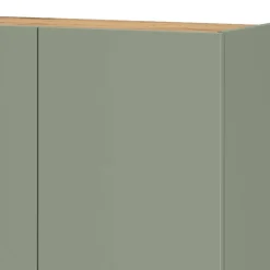 Schuhschrank in Graugrün mit Eiche - Bien