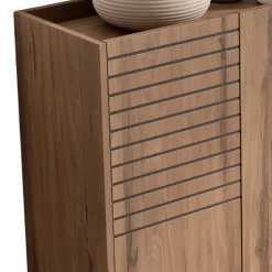 Schuhschrank in Holzoptik Braun - Mady