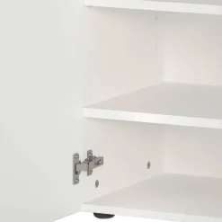 Schuhschrank in Weiß mit Glasbeschichtung - Kofi