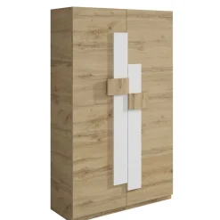 Schuhschrank in Wildeiche & Weiß - Salmanca