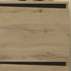 Schuhschrank in Wildeiche & Schwarzgrau - Paula