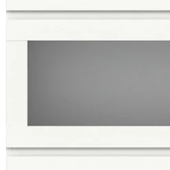 Schuhschrank mit Glas Klappe in Weiß - Suad